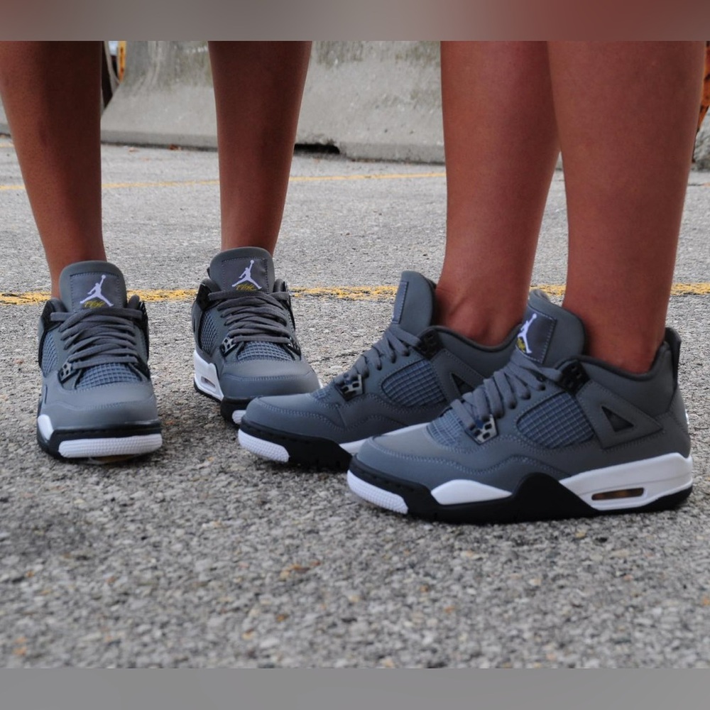 *Jordan 4 Retro Cool Grey (2019) (GS)